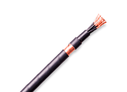 cabo de controle blindado fita de cobre